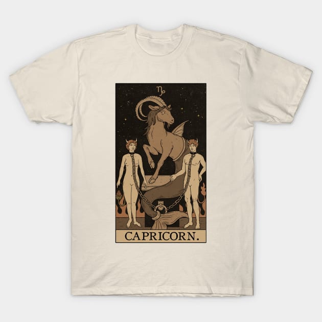 Capricorn Tarot Card T-Shirt by thiagocorrea